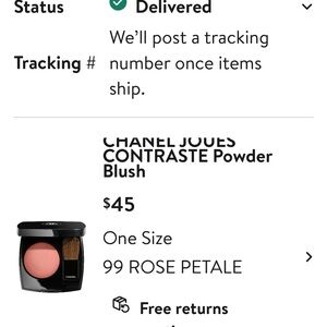 CHANEL Powder Blush 99 Rose Petale